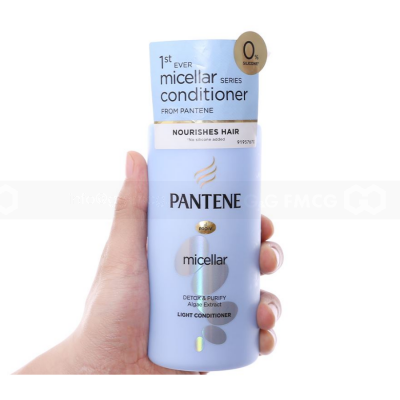 Wholesale Pantene Conditioner Micellar Series Detox & Purify Algae Extract Light 300ml x 12 Bottles
