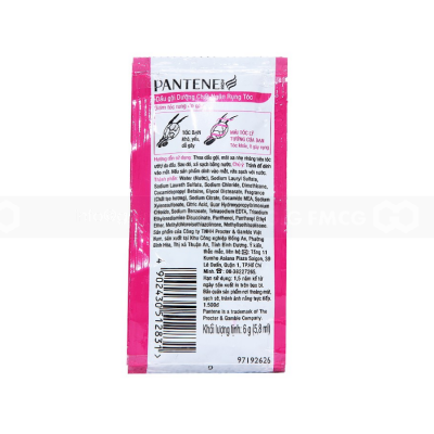 Wholesale Pantene Hair Fall Control 6ml x 60 Sheets