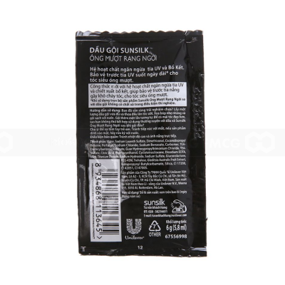 Wholesale Sunsilk Black Shine 6g x 12 x 60 Sheets