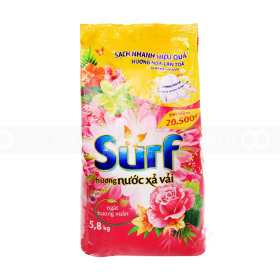 Wholesale Surf Blossom Fresh Detergent Powder 5.8kg x 3 Bags