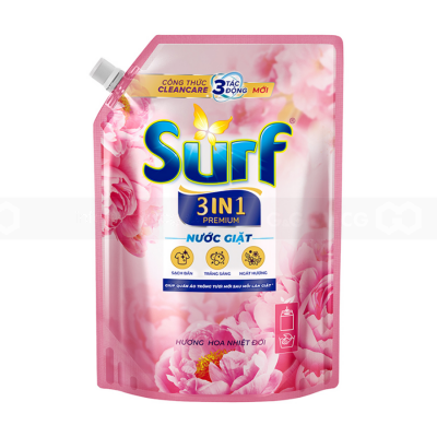 Wholesale Surf 3 in 1 Premium Detergent Liquid 2.2kg x 4 Bags