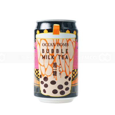 Ocean Bomb Brown Sugar Bubble Milk Tea Drink 315ml x 24 Cans 