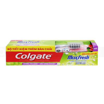 Wholesale Colgate Maxfresh Green Tea + Free Toothbrush 225g x 36 Boxes