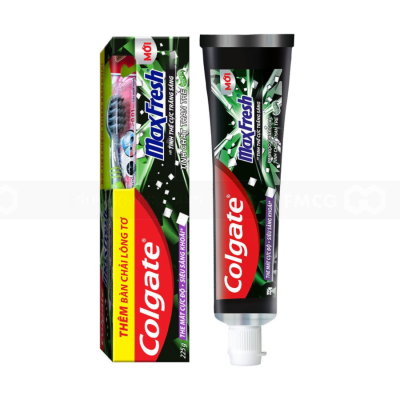 Wholesale Colgate Maxfresh Charcoal 225g + Free Toothbrush x 36 Tubes