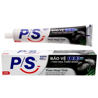 Wholesale P/S White with Activated Chaircoal and Bamboo 180g x 36 Tubes