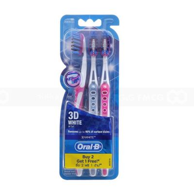 Wholesale OralB 3D White Toothbrush 3x6x16