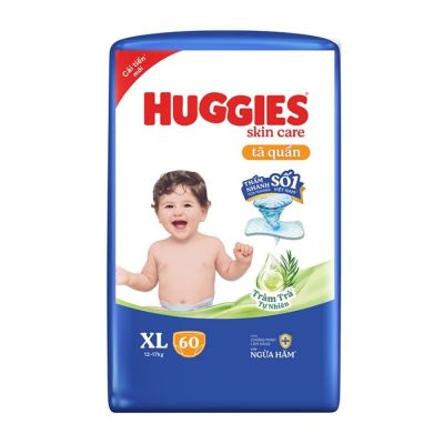 Wholesale Huggies Skin Care Dry Pant Super Jumbo XL60 x 3 Bags