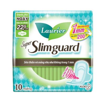 Wholesales Lauríer Super Slimguard Day Sanitary Pads 1mm 22cm x 10 Piece x 24 Packs