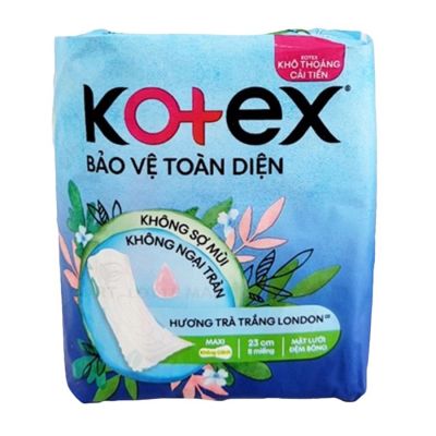 Wholesale Kotex Full Protection 23cm MAXI Wingless 8 Pieces x 48 Packs