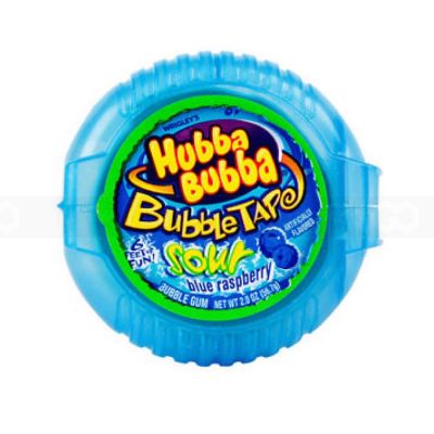 Hubba Bubba Blue Rasperry 56.7g x 12 Pcs x 12 Boxes