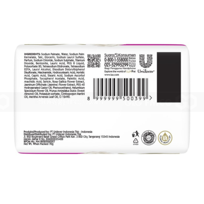 Lux Bar Soap Botanicals Camellia Bright 70gr x 144 individual paper wraps
