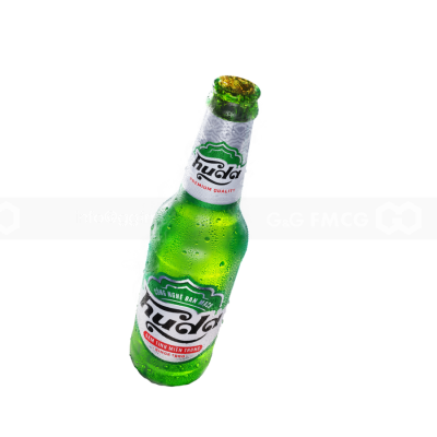 Wholesale Huda Green Beer 4.7% ABV 330ml Glass Bottles x 24 Bottles