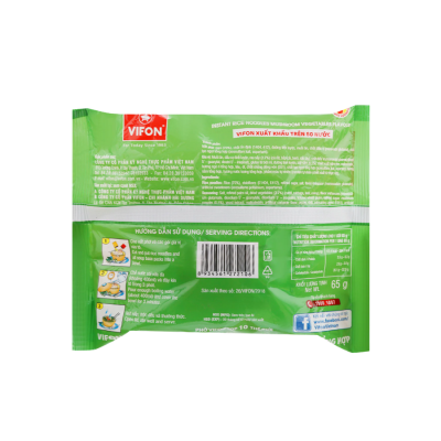 Vifon PHO Vegetable & Mushroom 65g x 30 bags