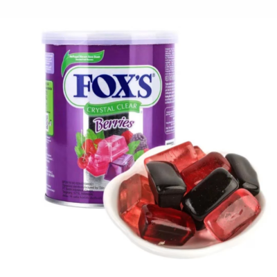 Fox's Berries Candy Mixed 3 Flavors 180g x 12 Boxes