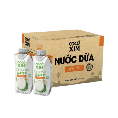 Cocoxim Coconut Water With Citrus 330ml x 12 Bottles