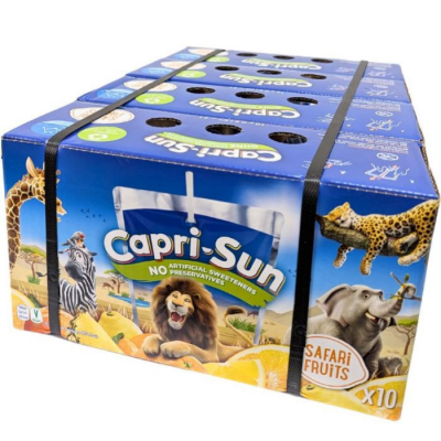 Capri Sun Synthetic Safari Fruit Juice 200ml x 40 Bags