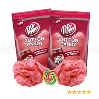 Dr. Pepper Cotton Candy 1.5oz x 12 pcs Tray Shrink Wrapped Display