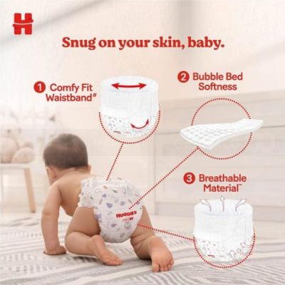 Huggies Skin Perfect Dry Pant Super Jumbo M74x 3 Bags