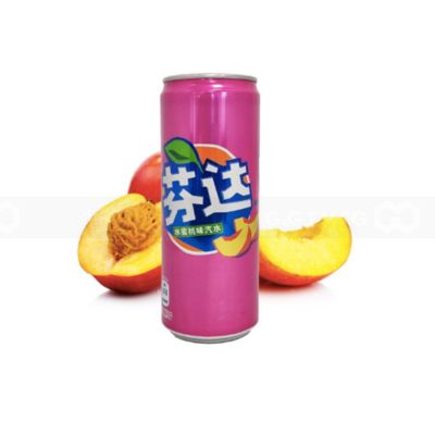 Wholesale Fanta Peach Flavor Can 330ml x 12 Cans 