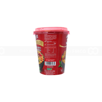 Wholesale 3 Mien Gold Instand Noodle Stewed Beef and Herb 65g x 24 Cups