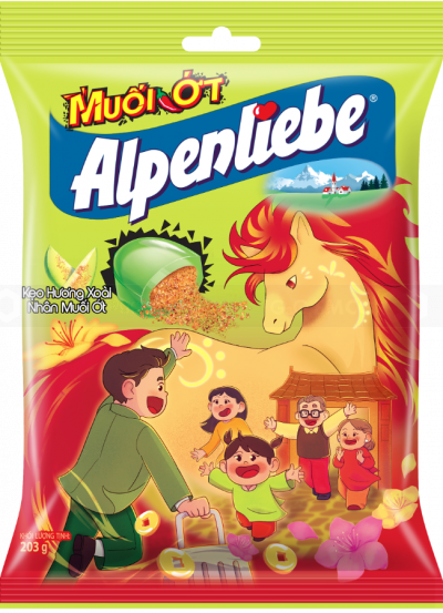 Wholesale Alpenliebe Mango Flavor With Chili Salt 84.1g x 45 Bags