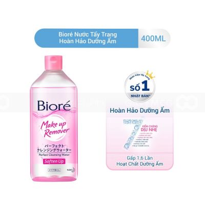 Biore Make Up Remover Perfect Cleansing Water Soften Up 400ml