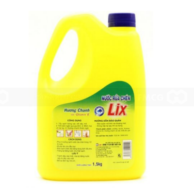 Wholesale Lix Lemon Super Clean Dishwashing Liquid 1.5kg x 8 Bottles