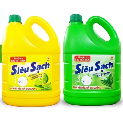 LIX Lemon Dishwashing Liquid 3,5kg x 4 Bottles
LIX Green Tea Dishwashing Liquid 3,5k