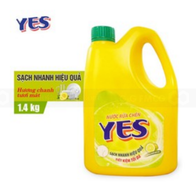 Wholesale Lix YES Lemon Dishwashing Liquid 1.4kg x 8 Bottles