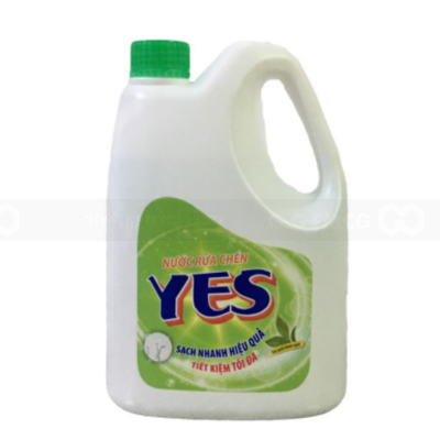 Wholesale Lix YES Green Tea Dishwashing Liquid 1.4kg x 8 Bottles
