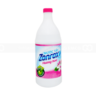 Wholesale Zonrox Floral Bleach 1L x 12 Bottles