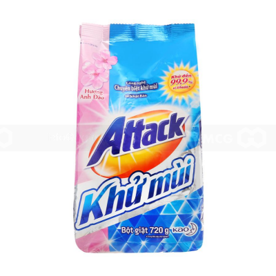 Wholesale Attack Cherry Blossom Fragrance Detergent Powder 720g x 18 Bags