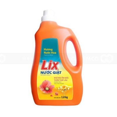 Wholesale Lix Extra Concentrate Perfume Detergent Liquid 3,8kg x 4 Bottles