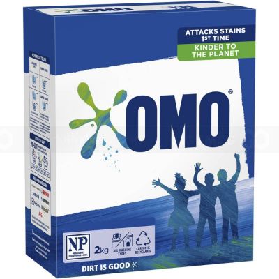 Omo Active Clean Detergent Washing Powder Front & Top Loader 2kg