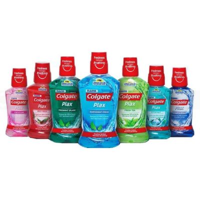 Colgate Mouthwash Plax Pepper Mint 750ml (Twin Pack)