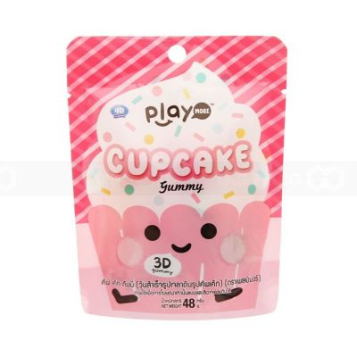 Playmore Cupcake Gummy Candy 48g