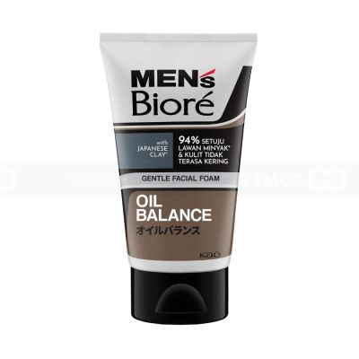 Biore Men's Facial Foam Oil Balance 100Gr