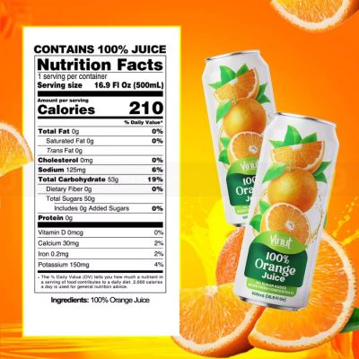 Vinut Orange Juice 100% Fruit Juice 500ml