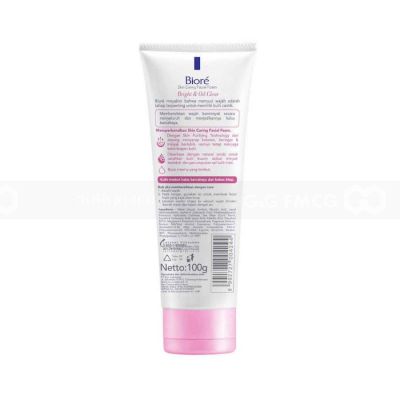 Biore Facial Foam Bright & Oil Clear 100gr