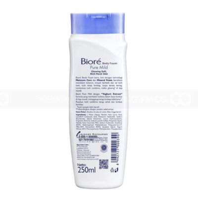 Biore Body Foam Pure Mild Bottle 250ml