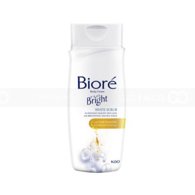 Biore Body Foam White Scrub Bottle 100ml