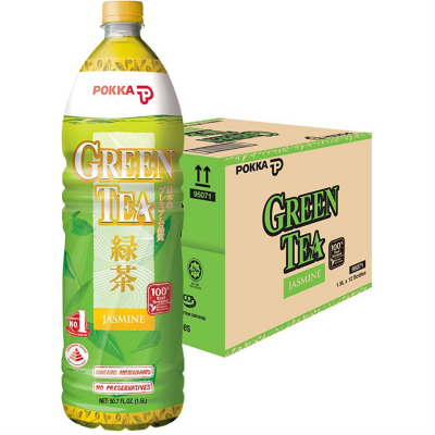 Pokka Jasmine Green Tea 1.5L x 12 Bottle