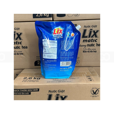 Lix Matic Detergent Fragrance Perfume 2.6kg x 4 Bags 