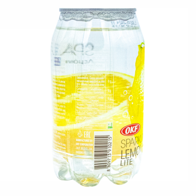 OKF Sparkling Lemon Flavored Soft Drink 350ml x 24 Cans