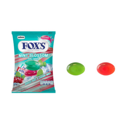 Fox's Blossom Mint Candy 125g x 24 Bags