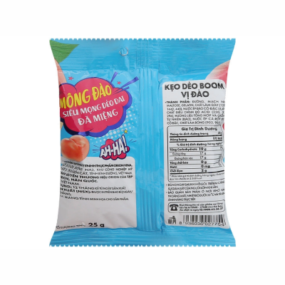 Boom Jelly Boom Peach 25g x 10 Pcs x 12 Sheets