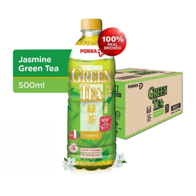 Pokka Jasmine Green Tea 500ml x 24 Bottle