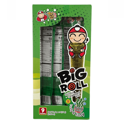 Taokaenoi Seaweed Big Roll Original Flavor 3g x 12 Bags x 12 Boxes