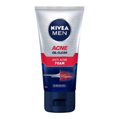 Wholesale NIVEA Men Total Anti - Acne Facial Foam 100g x 24 Tubes