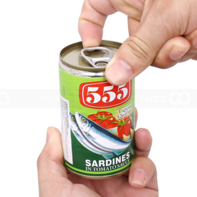555 Sardines In Tomatoes Sauce 155g x 100 Cans
